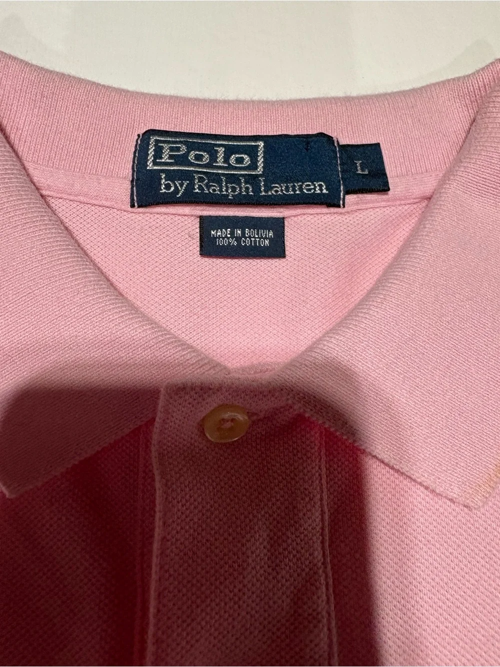 Ralph Lauren Men’s Pink Polo Shirt